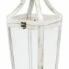 Lanterna Legno Bianco Pagoda Cupola Metallo Nero 60h -Vendite Cucina e tavola Lanterna legno bianco pagoda tetto metallo nero 60h thumbnail 500x500 70