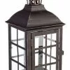 Lanterna Metallo Nero Sfumature Oro Finestrata 35h -Vendite Cucina e tavola Lanterna metallo nero finestrata 35h thumbnail 500x500 70
