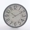 Orologio Legno Bianco Numeri Metallo Grigio 50cm -Vendite Cucina e tavola Orologio legno bianco numeri metallo grigio 50cm thumbnail 500x500 70