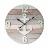 Orologio Legno Marinaro Ancora Cm 60