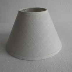 Paralume Colore Bianco Tondo Cm 24