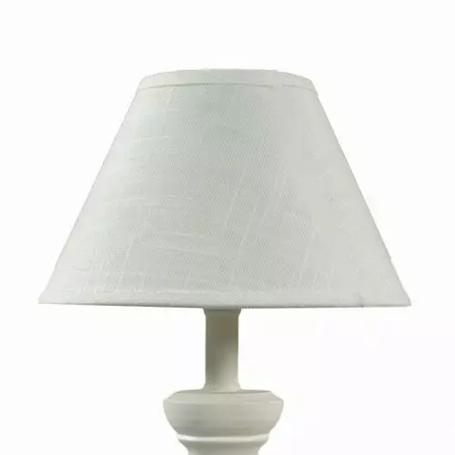 Paralume Colore Bianco Tondo Cm 22