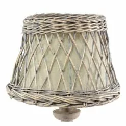 Paralume Intrecciato Vimini Cm 22