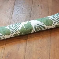 Paraspifferi Bianco Con Foglie Verdi Cm 120