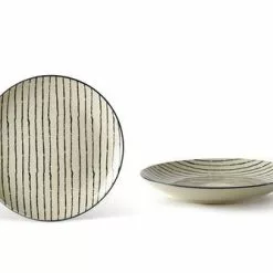 Piatto Piano Righe Collezione Geometrie