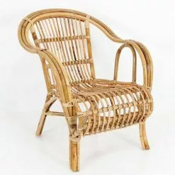 Poltrona Rattan Naturale Modello Brisbane