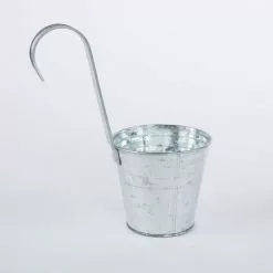 Portavaso Latta Zincata Con Gancio Cm13
