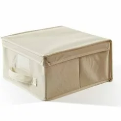 Scatola Armadio Tessuto Tnt Ecru 28x30x15,5h