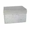 Scatola Intreccio Rafia Sintetica Bianca Con Fodera -Vendite Cucina e tavola Scatola intreccio rafia sintetica bianca con fodera interna thumbnail 500x500 70