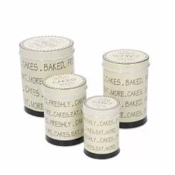 Scatola Latta The Scritte Cakes Tonda