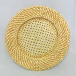 Sottopiatto Rattan Naturale Trama Vienna Cm 35