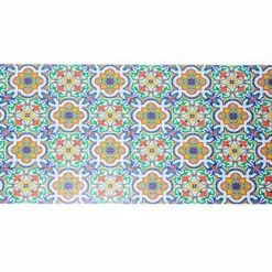 Tappeto Vinile Piastrelle Colorate Amsterdam 50x100