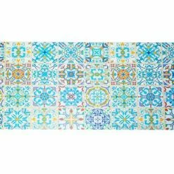 Tappeto Vinile Piastrelle Colorate Praga 67x100