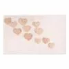 Tappeto Bagno Cotone Avorio Cuori 50x80