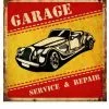 Targa Metallo Auto Garage Service Rosso Giallo -Vendite Cucina e tavola Targa metallo auto Garage giallo rosso thumbnail 500x500 70