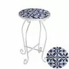 Tavolino Ceramica Mattonelle Azzurre E Ferro Bianco Tondo Cm35x59h -Vendite Cucina e tavola Tavolino ceramica mattonelle azzurre e ferro bianco tondo cm35x59h thumbnail 500x500 70