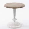 Tavolino Tondo Vintage Legno Naturale Con Base Bianca 54h -Vendite Cucina e tavola Tavolino tondo vintage legno naturale con base bianca 54h thumbnail 500x500 70