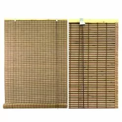 Tenda Bambu' Noce Avvolgibile Con Bordatura Laterale