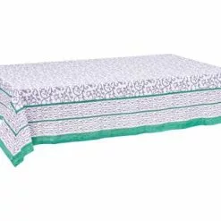 Tovaglia Cotone Sacher Bordo Verde 140x240