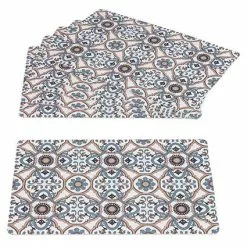 Tovaglietta Americana Pvc Mattonelle Azzurre Noto