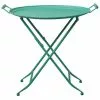 Tavolino Vassoio Pieghevole Servetto Metallo Verde -Vendite Cucina e tavola VASSOIO PIEGHEVOLE SERVETTO METALLO VERDE thumbnail 500x500 70