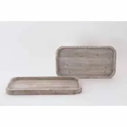 Vassoio Legno Abete Naturale Bordo Basso