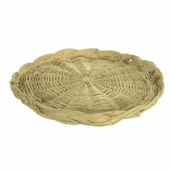 Vassoio Tondo Vimini Bordo Basso 40cm