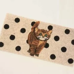 Zerbino Cocco Scalino Cm50 Gatto Pois