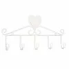 Appendiabiti Parete Cuore 5 Ganci Ferro Bianco Shabby -Vendite Cucina e tavola appendiabiti cuore 5 ganci ferro bianco shabby thumbnail 500x500 70