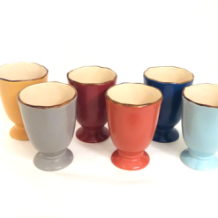 Bicchieri Porcellana 6pz Collezione Mediterraneo