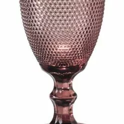 Bicchiere Calice Pallini Rosa Purple 6pz