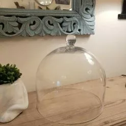 Campana Vetro Trasparente Copritorte 28x30h