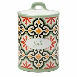 Barattolo Cefalù Sale Ceramica Colorata