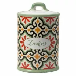 Barattolo Cefalù Zucchero Ceramica Colorata