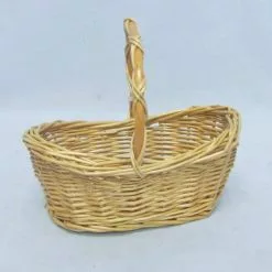 Cestino Mini Ovale Con Manico