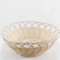 Cestino Tondo Pvc Bordo Traforato Cm25