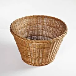 Cesto Vimini Forma Conica Cm 60x35h