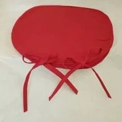 Cuscino Per Sedia Sagomato Rosso
