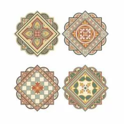 Sottobicchiere Ceramica Le Cementine Set 4pz