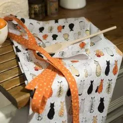 Grembiule Cotone Gatti In Attesa Ulster Weavers