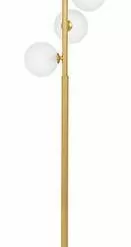 Lampada Balls Da Terra Metallo Dorato E Vetro 156h