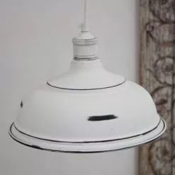 Lampadario Campana Bianca