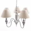 Lampadario Ferro Grigio Shabby 5 Luci Con Paralumi Cm65 -Vendite Cucina e tavola lampadario ferro grigio shabby 5 luci paralumi tessuto cm65 thumbnail 500x500 70