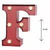 Lettera Metallo Rossa Luminosa F -Vendite Cucina e tavola lettera f rossa thumbnail 500x500 70