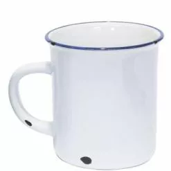 Mug Smaltata Bianca H9