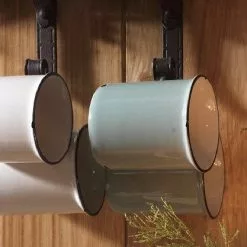 Mug Smaltata Bianca H7,5