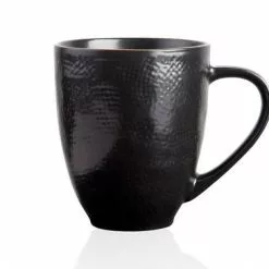 Mug Nera Porcellana Collezione Mediterraneo