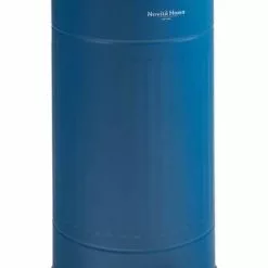 Pattumiera Metallo Tonda Blu Vintage A Pedale 30 Litri