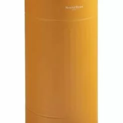 Pattumiera Metallo Tonda Giallo Ocra Vintage A Pedale 30 Litri