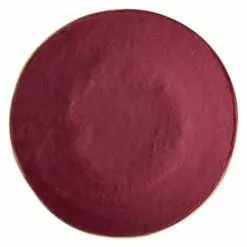 Piatto Dessert Rosso Porcellana Collezione Mediterraneo